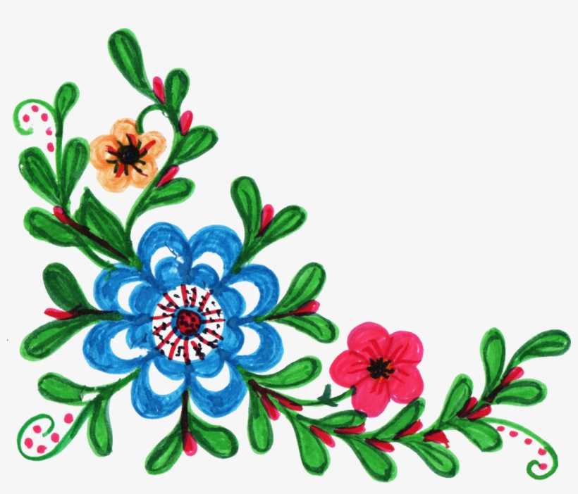 Vintage Flower Clipart File Source - Flower, transparent png download