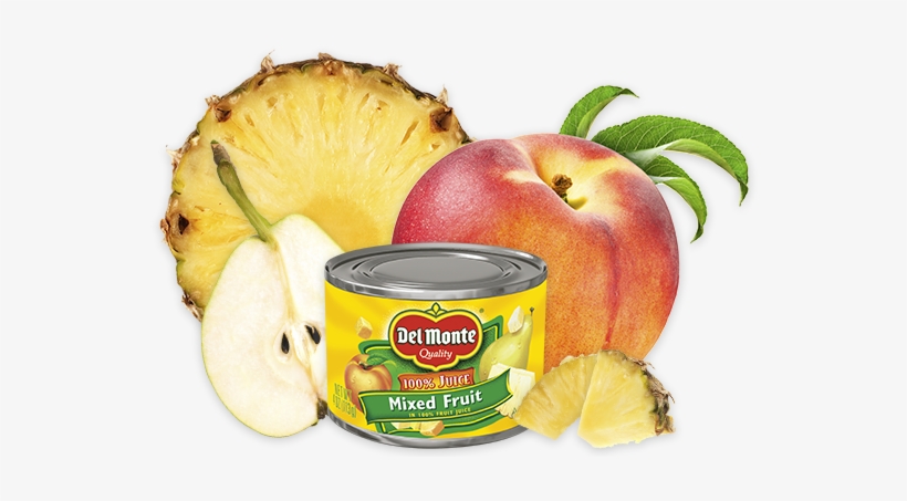 Mixed Fruit In 100% Juice - Del Monte Mixed Fruit In Heavy Syrup 4 Oz. Can, transparent png download
