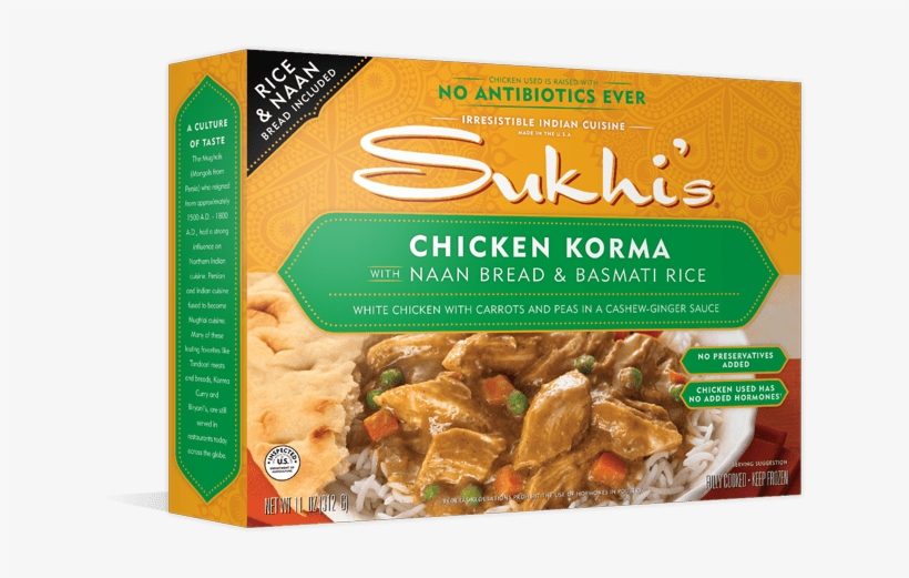 Chicken Korma - Sukhi's Chicken Samosas - 7 Oz Box, transparent png download