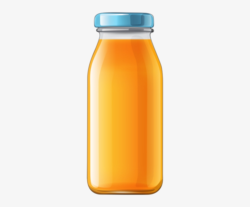 Bouteille De Jus De Fruits - Orange Juice Bottle Clipart, transparent png download