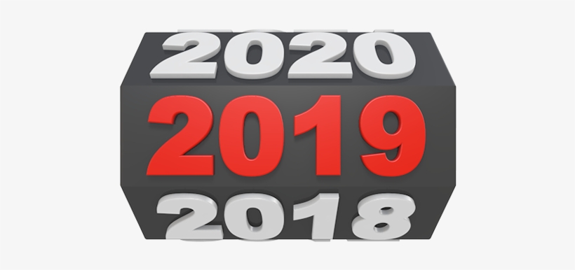 New Year 2019 Png Pic - 2018 Png, transparent png download