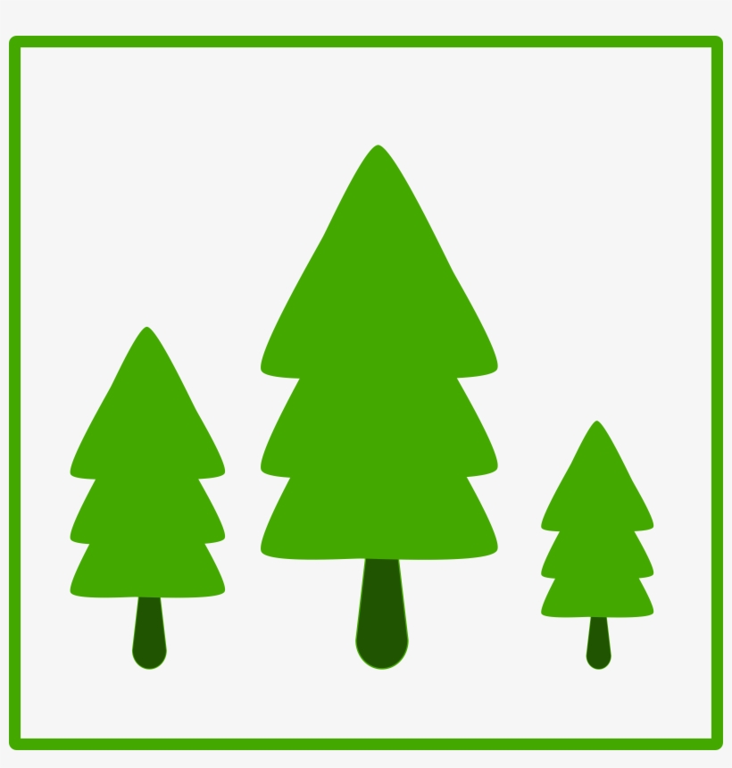 Big Image - Trees Icon Green, transparent png download