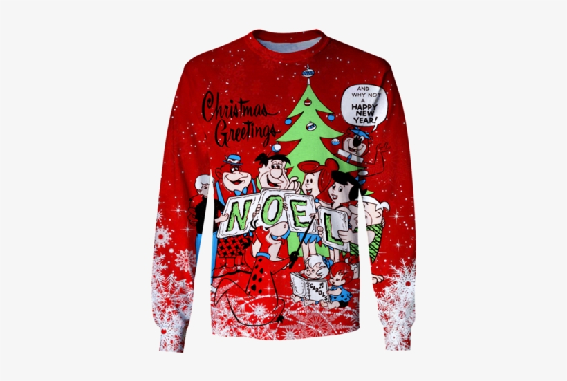 3d Christmas Greetings Hanna Barbera Tshirt - Sweater, transparent png download