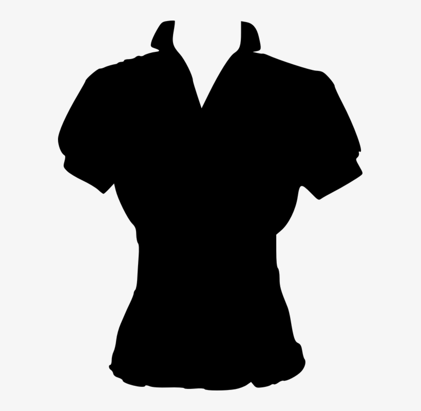 Womens Clothes Clipart - Blouse Clip Art, transparent png download