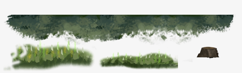 Foreground / Background Tree Trunk / Tree Leaves / - Portable Network Graphics, transparent png download