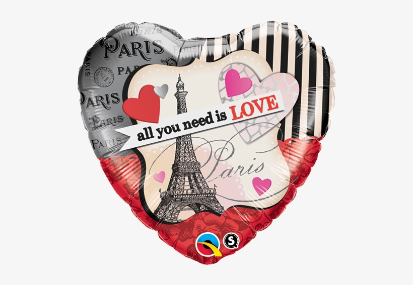 All You Need Is Love - 18" Love Is All You Need Foil Balloon, transparent png download