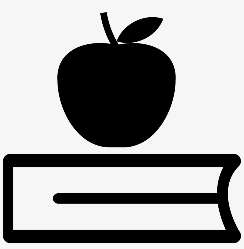 Book And Apple Comments - Libro Con Manzana, transparent png download