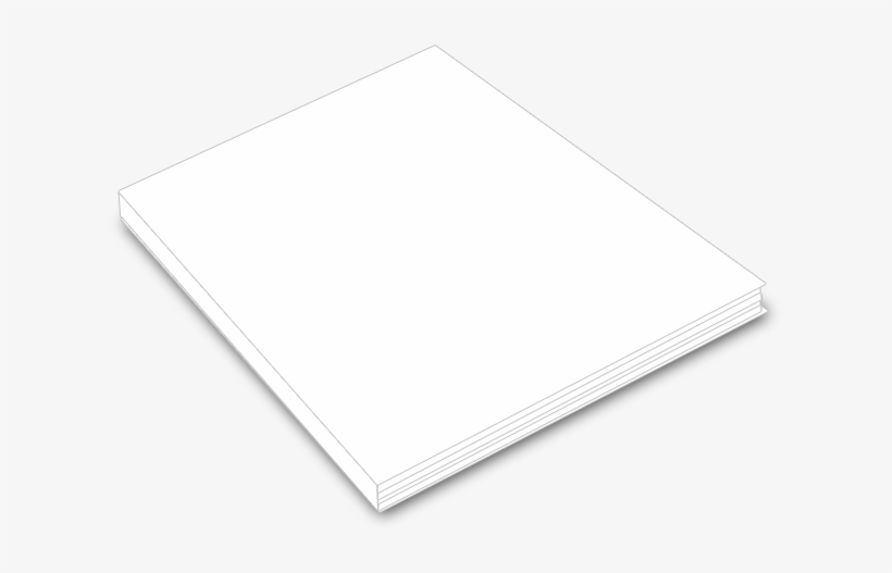 Blank Ebook Graphic - Paper, transparent png download