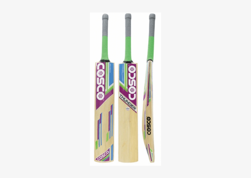 Cosco Thunder Kashmir Willow Cricket Bat - Cricket Bat, transparent png download