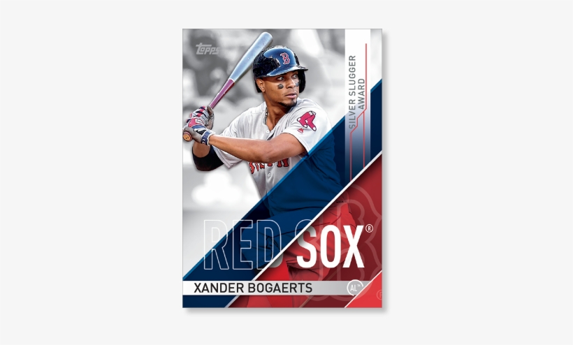 Xander Bogaerts 2017 Topps Baseball Series 1 Silver - Baseball, transparent png download
