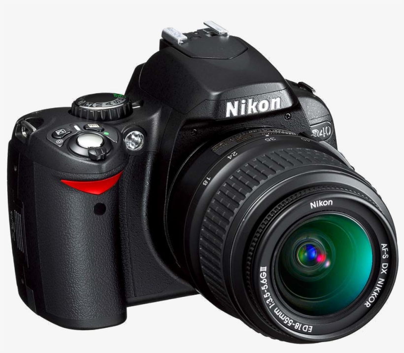 Photo Camera Png Image - Nikon Dx40, transparent png download