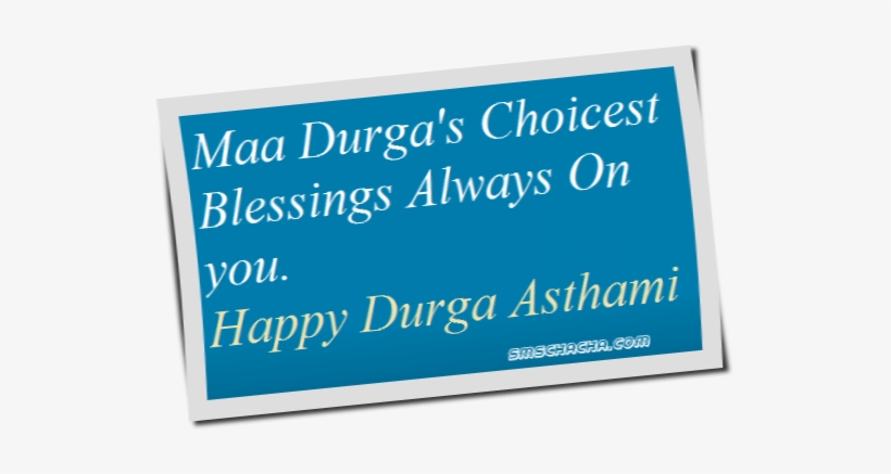 Happy Durga Ashtami Sms, transparent png download