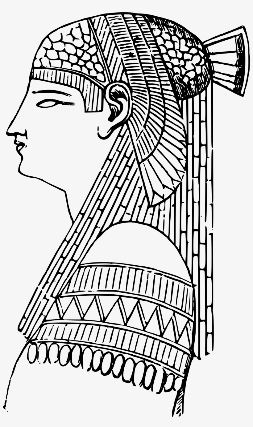 Goddess Clipart Isis - Coloring Book, transparent png download