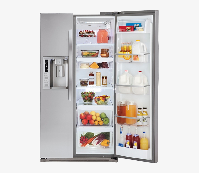Side By Side Refrigerators - Side By Side, transparent png download