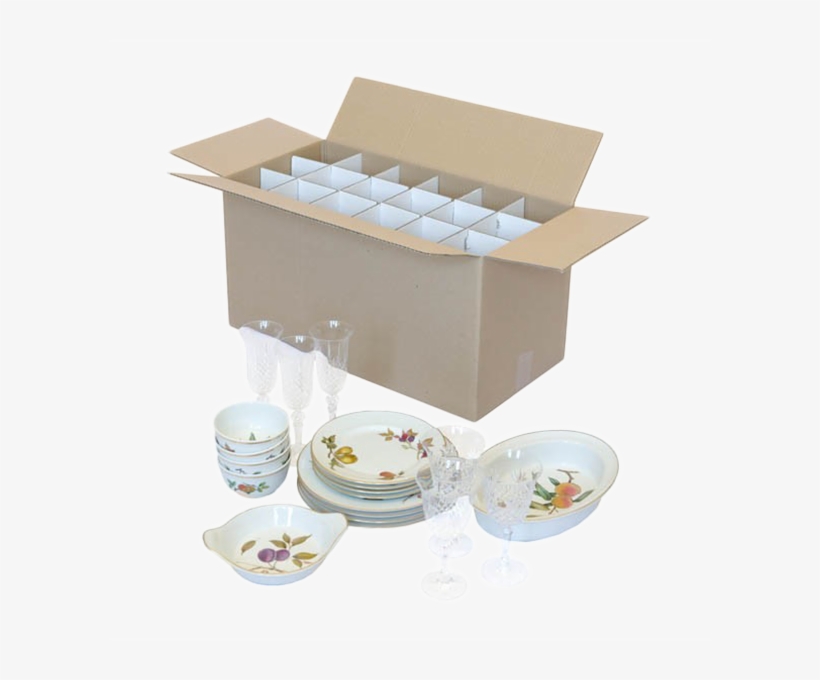 Crockery Glass Kitchen Box - Tableware, transparent png download