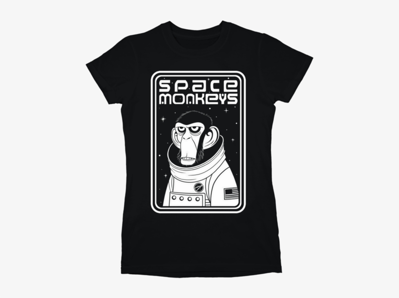 Space Monkeys Ladies T Shirt - Space Monkeys, transparent png download
