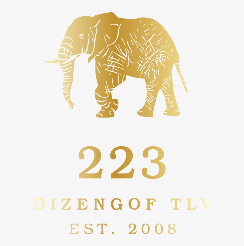 Monkey Businiess Logos Gold -04 - Indian Elephant, transparent png download