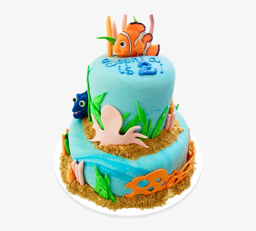 Finding Nemo Tiered Cake - Cake Decorating, transparent png download