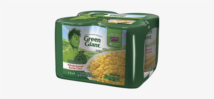 Green Giant Wholekernel Sweet Corn 4 - Green Giant Cream Style Sweet Corn, transparent png download
