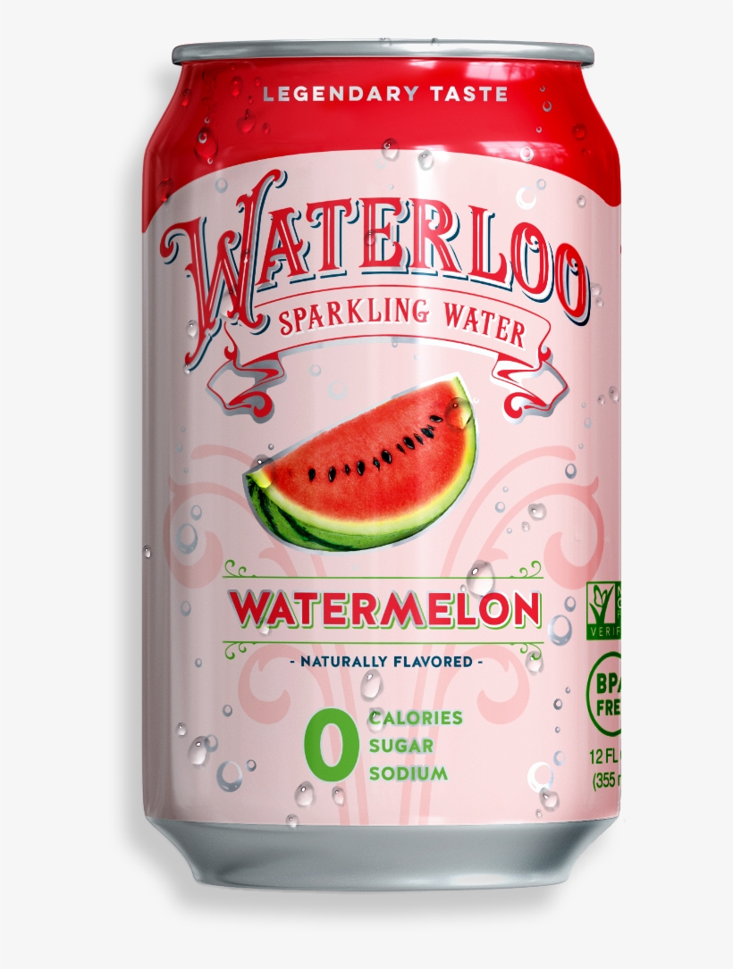 Sweet And Summery Aromatics - Waterloo Watermelon Sparkling Water, transparent png download