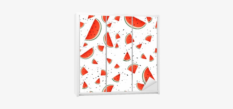 Seamless Pattern Of Watermelon Slices - Watermelon, transparent png download