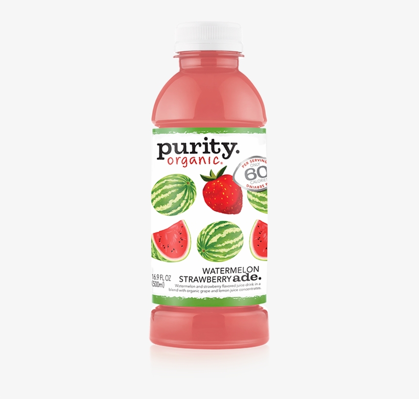 Watermelon Strawberry Ade - Purity Organic Watermelon Strawberry, transparent png download