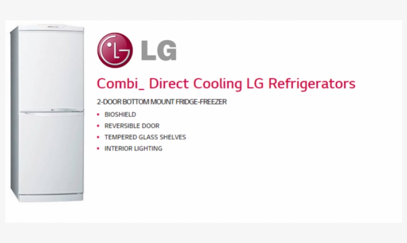 Lg Ref 249 Two Door Refrigerators - Lg Life's Good, transparent png download