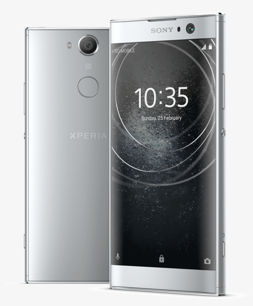 Sony Xperia Xa2 Silver, transparent png download