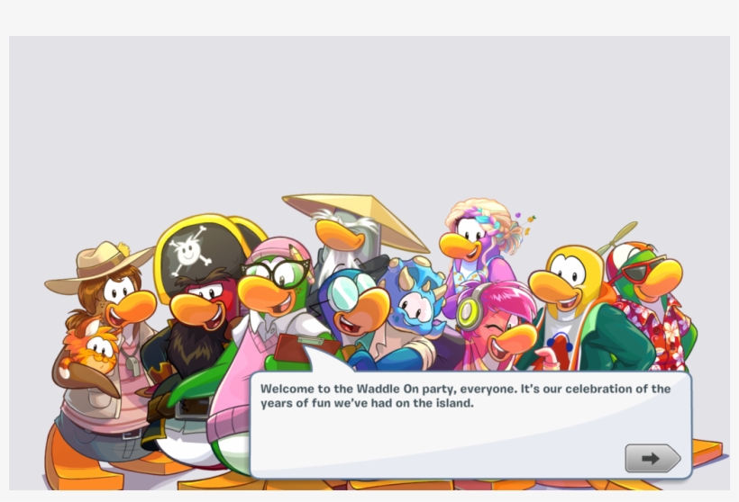320 × 202 Pixels - Club Penguin Waddle On Party PNG Image | Transparent