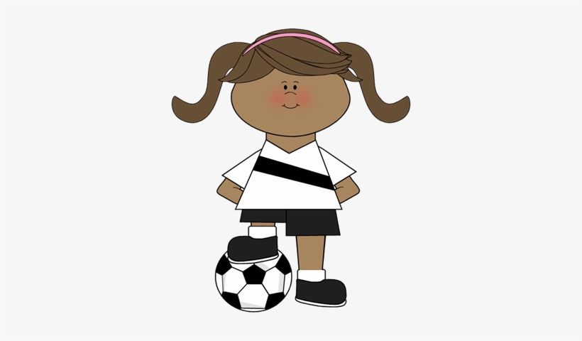 Clipart Sports Cliprt Of Girl - Sports Girl Png Clipart, transparent png download
