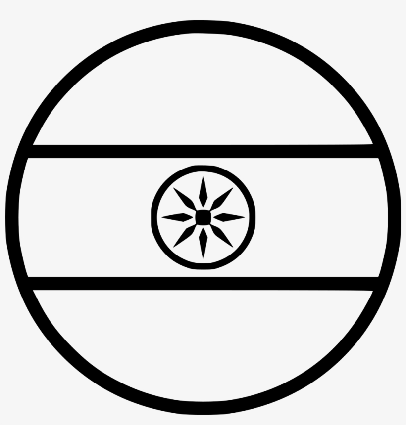 Country Flag India - Jordan Flag Black And White, transparent png download