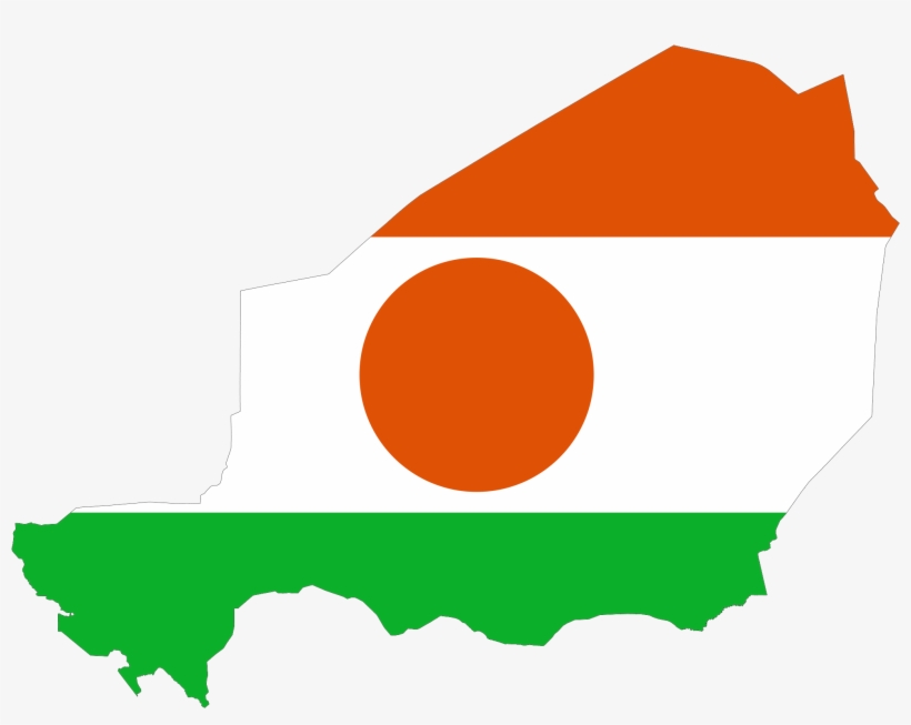 Niger Flag Map, transparent png download