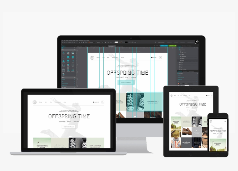 Responsive Mobile Design - Iphone Web Wireframe, transparent png download