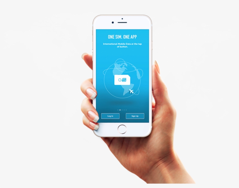 Gigsky Data Sim - App Design Post Social, transparent png download