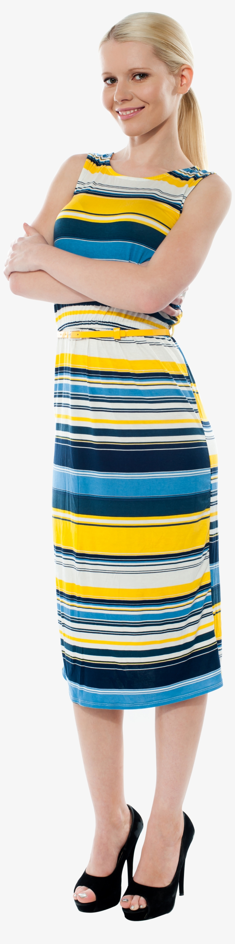 Fashion Girl Png Image - Day Dress, transparent png download