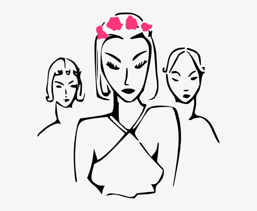 Fashion Women Clip Art Free Vector 4vector - Fashion Clipart, transparent png download