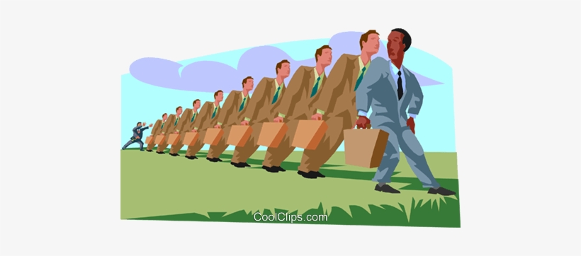 Group Of Business Men Royalty Free Vector Clip Art - Microsoft Powerpoint, transparent png download