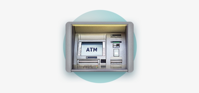 Tüm Banka Atm'lerinden Para Çek, Para Yatır - Automated Teller Machine, transparent png download
