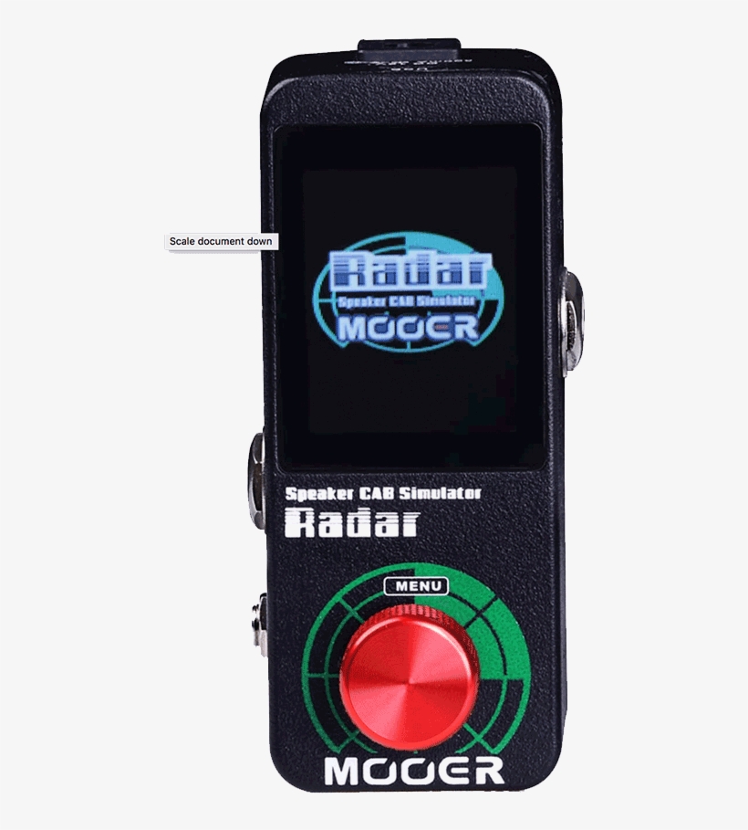 Mooer Radar Speaker Simulator - Mooer Radar, transparent png download