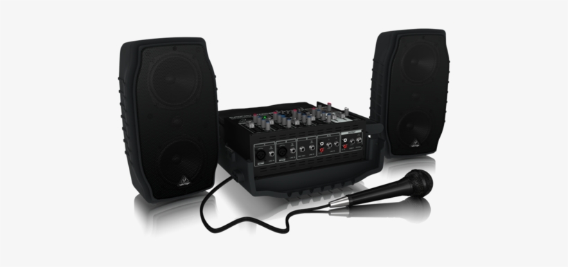 Ppa200 P0b0p Right L - Behringer Europort Ppa200 (200w 5-ch Portable Pa System), transparent png download