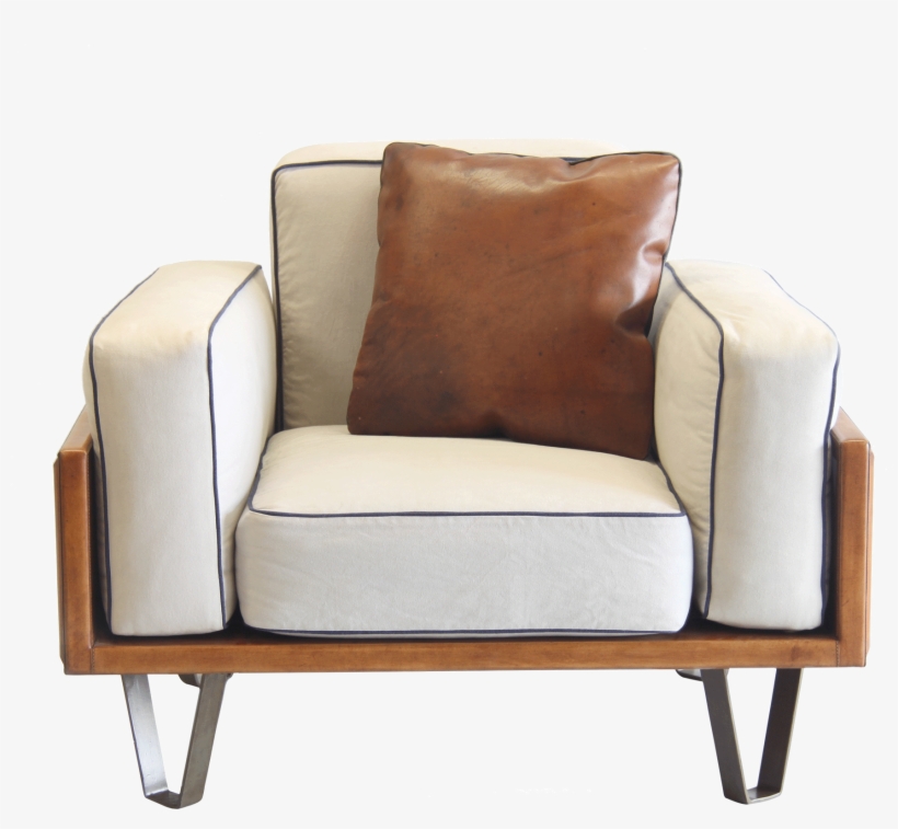 V- Deck Single Seater Sofa - Single Sofa Png Transparent, transparent png download