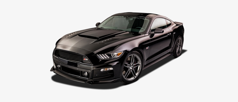 Stylish Black Ford Roush Rs Mustang Car Png Image - 2017 Roush Mustang Stage 3, transparent png download
