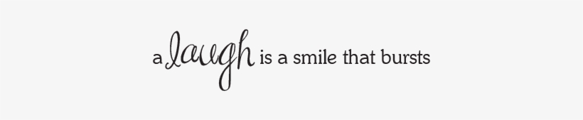 Laugh Is A Smile Wall Decal - Quotes About Smile And Laugh, transparent png download