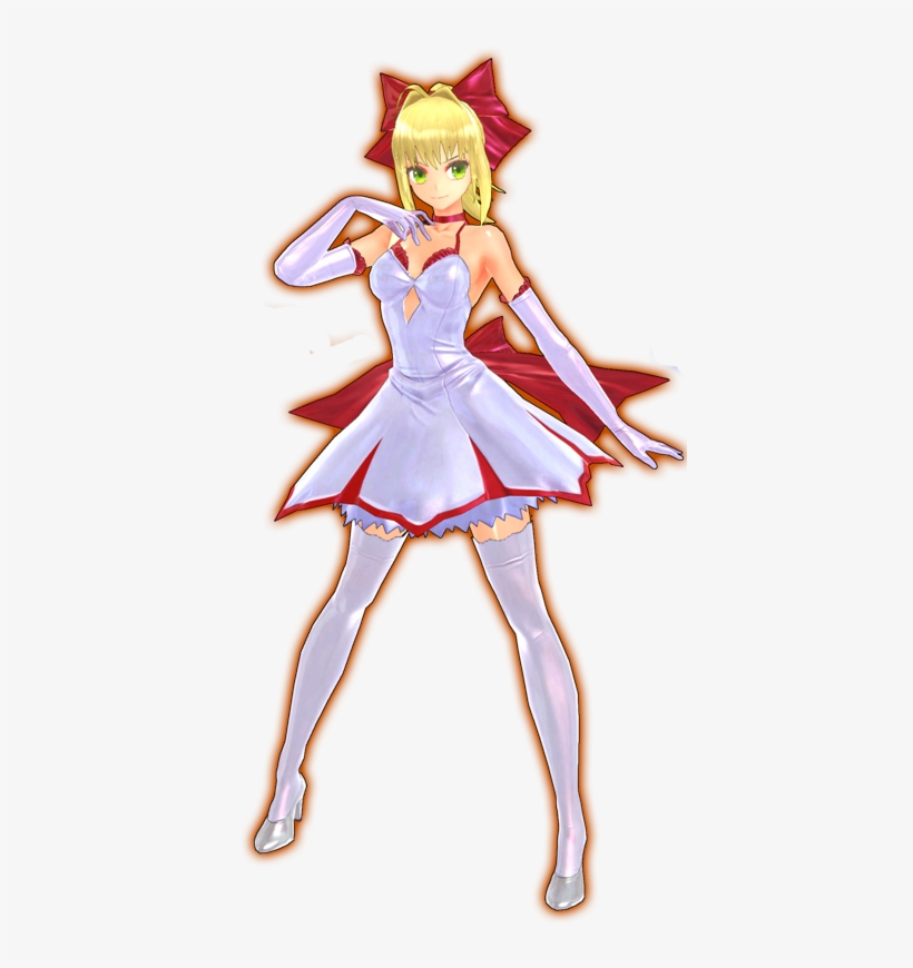 Fate Extella Neo Claudius's Pure Night Dress Dlc - Fate Extella Dlc Costumes, transparent png download