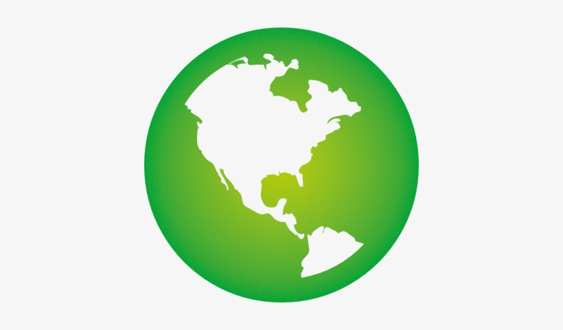 Around The Globe - Website Icon Png Green, transparent png download