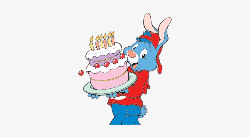 Bobo Holding A Birthday Cake - Bobo, transparent png download