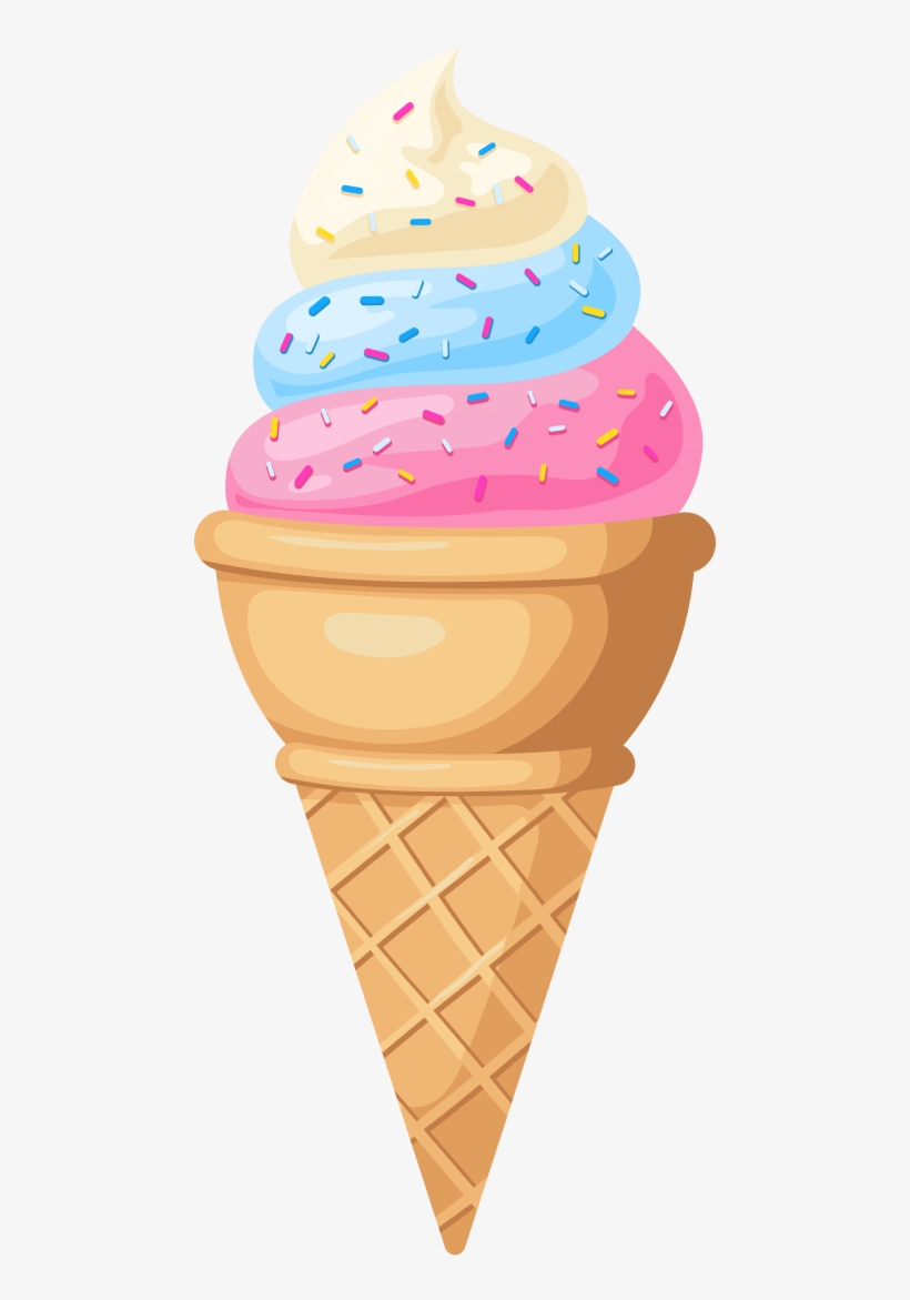 Ice Cream Cone Png Free Images Toppng - Ice Cream Waffle Vector, transparent png download