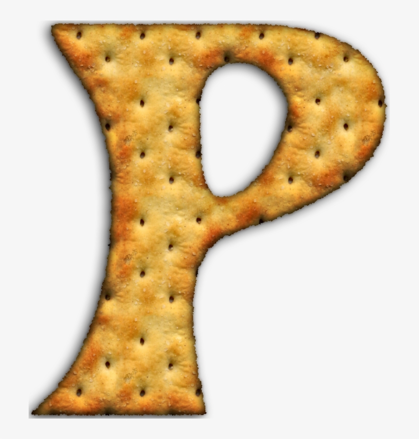 Alfabeto Hecho Con Galletas Saladas - Crackers, transparent png download