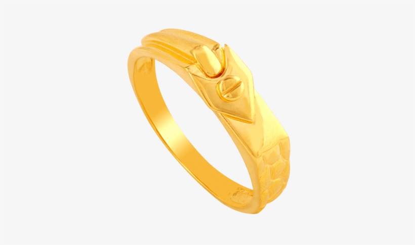 Stylish Arrow Shape 22kt Gold Ring - Gold, transparent png download