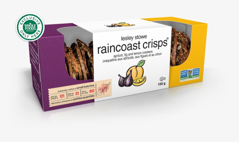 Apricot, Fig And Lemon, Lesley Stowe Raincoast Crisps® - Lesley Stowe Raincoast Crisps, Rosemary Raisin Pecan, transparent png download